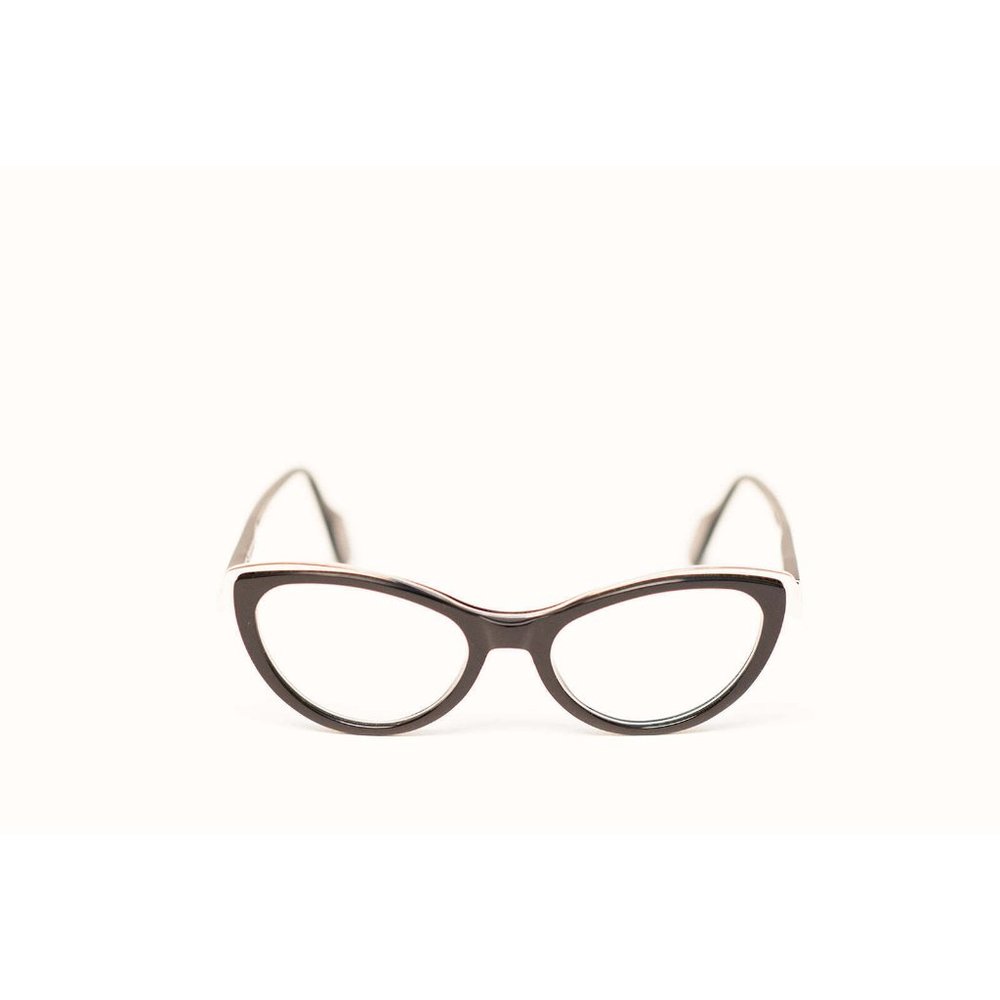 Palladium Acetate Cat's Eye Ladies Blk Sunglasses - Delixs Desire DX301C 02-NVP0